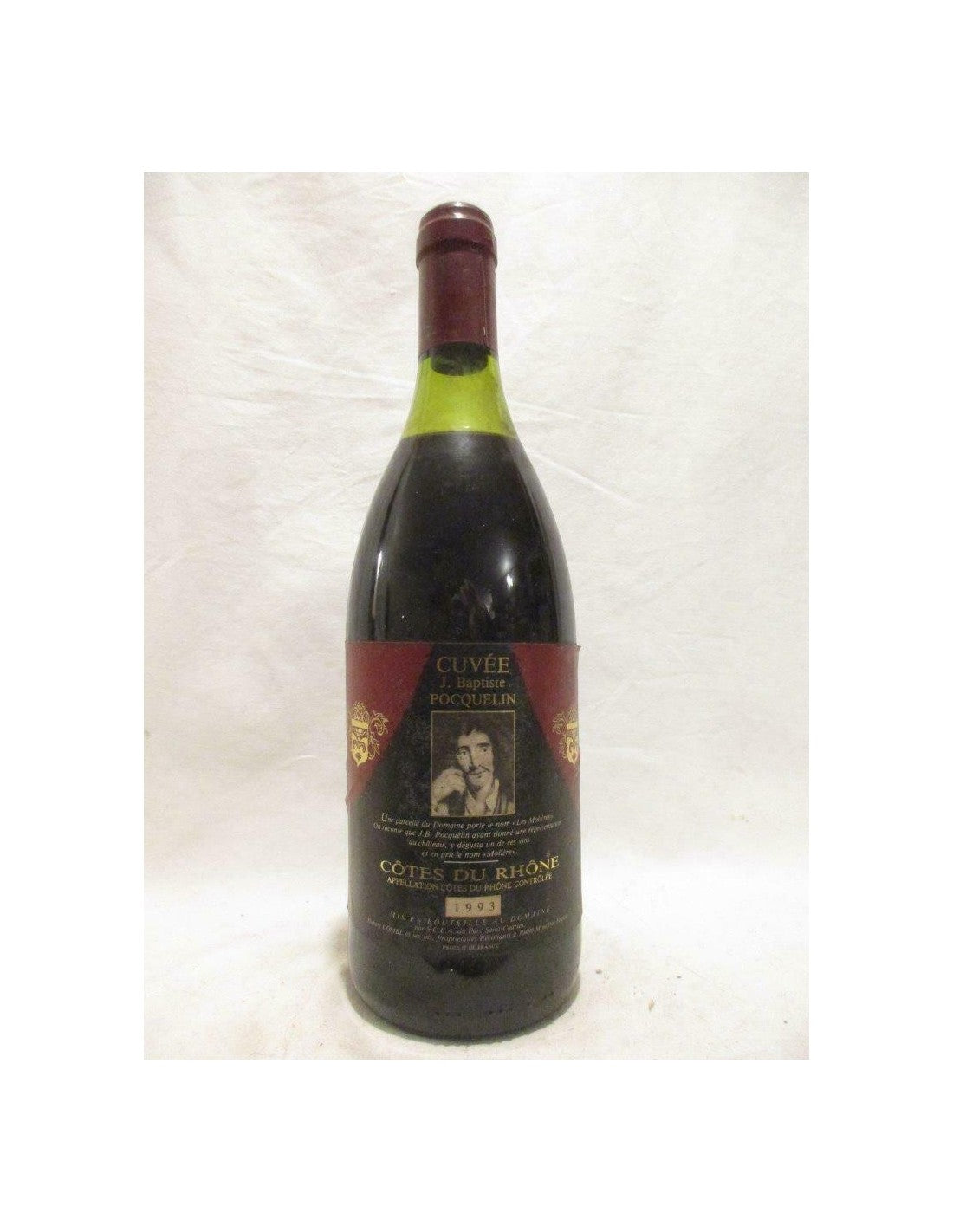 1993 - côtes du rhône - hubert combes cuvée les molières - rouge - rhône - Just Wines 