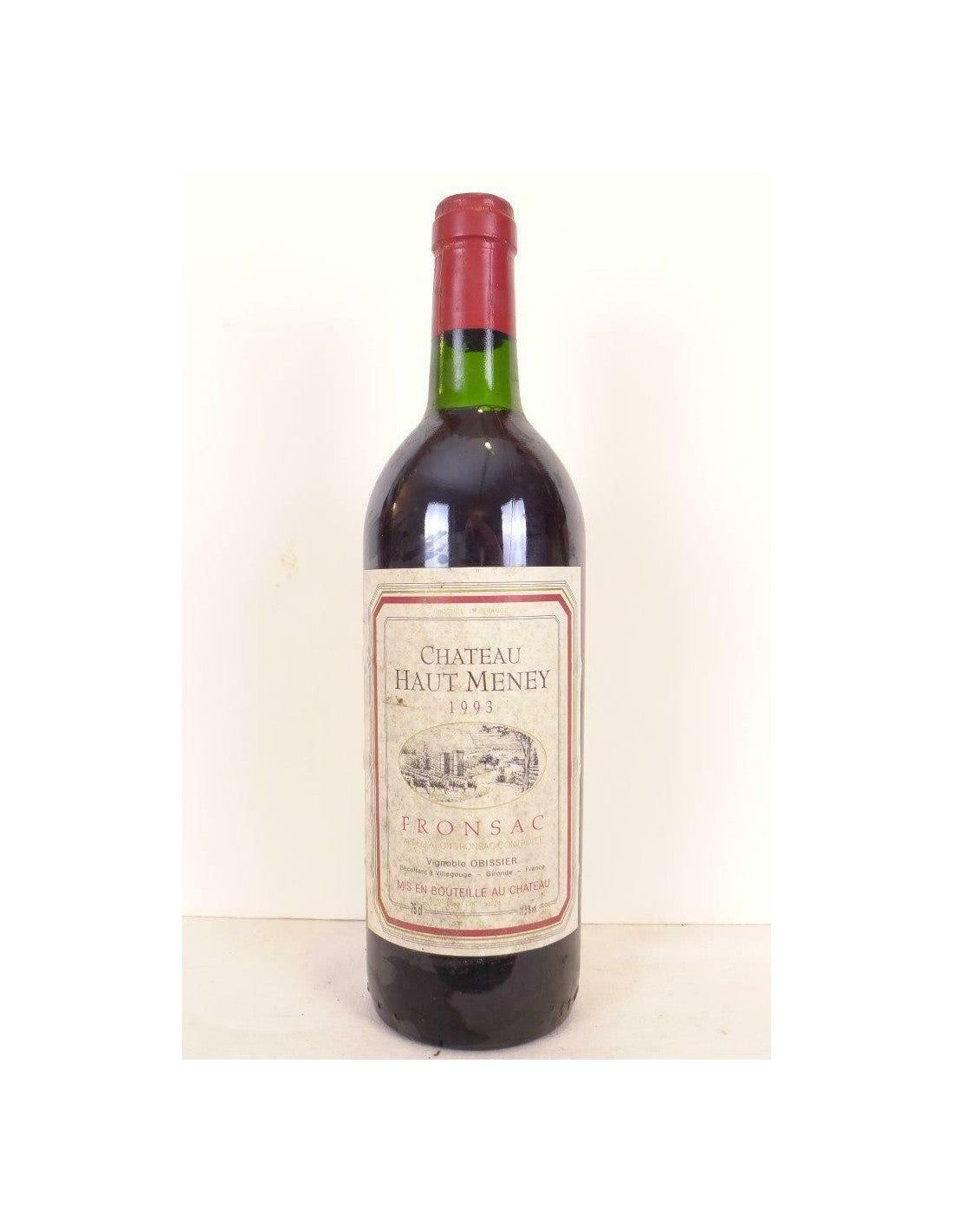 1993 - fronsac - château haut meney - rouge - bordeaux - Just Wines 