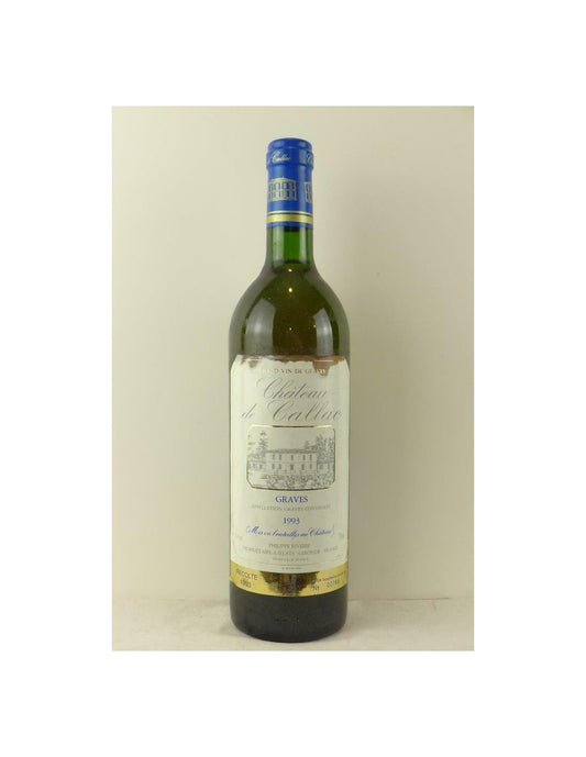 1993 - graves - château de callac - Blanc - bordeaux - Just Wines 