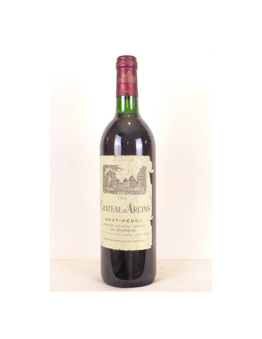 1993 - haut-médoc - château d'arcins cru bourgeois (étiquette abîmée) - rouge - bordeaux - Just Wines 