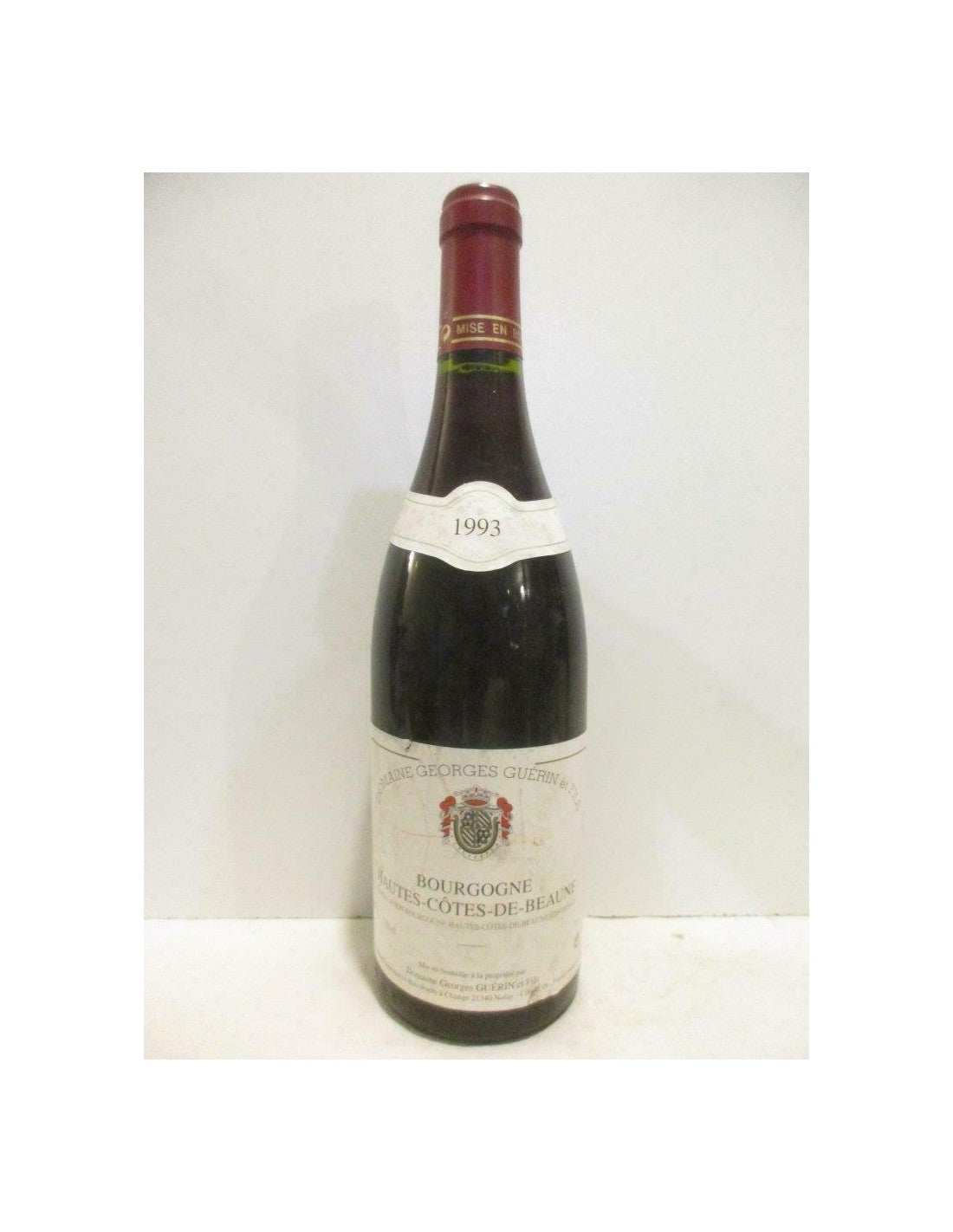 1993 - hautes côtes de beaune - georges guérin - rouge - bourgogne - Just Wines 