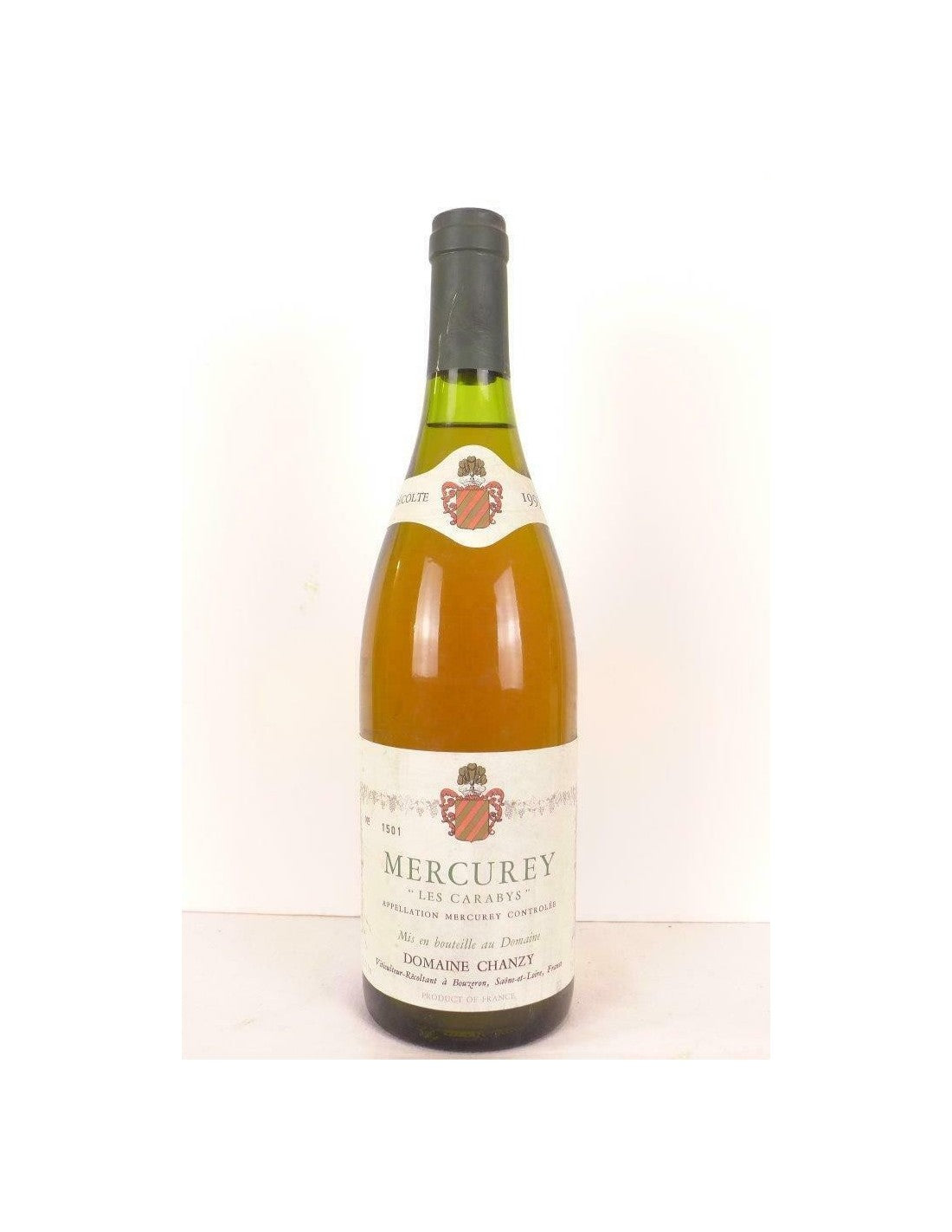 1993 - mercurey - domaine chanzy la carabys - blanc - bourgogne - Just Wines 