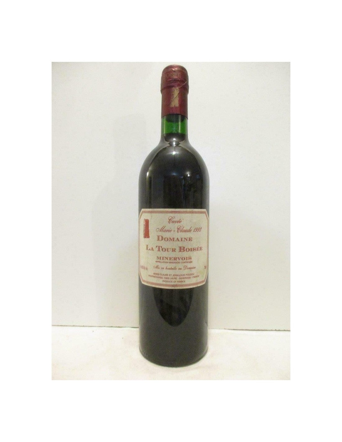 1993 - minervois - domaine la tour boisée cuvée marie-claude - rouge - languedoc - Just Wines 