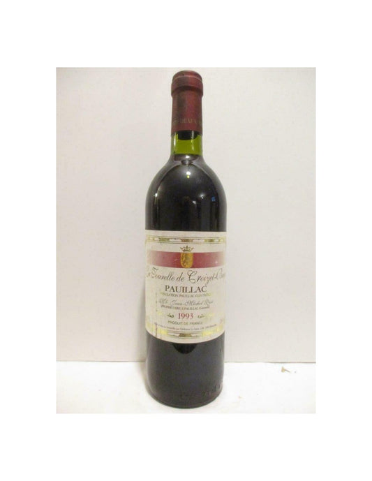 1993 - pauillac - la tourelle de croizet-bages - rouge - bordeaux - Just Wines 