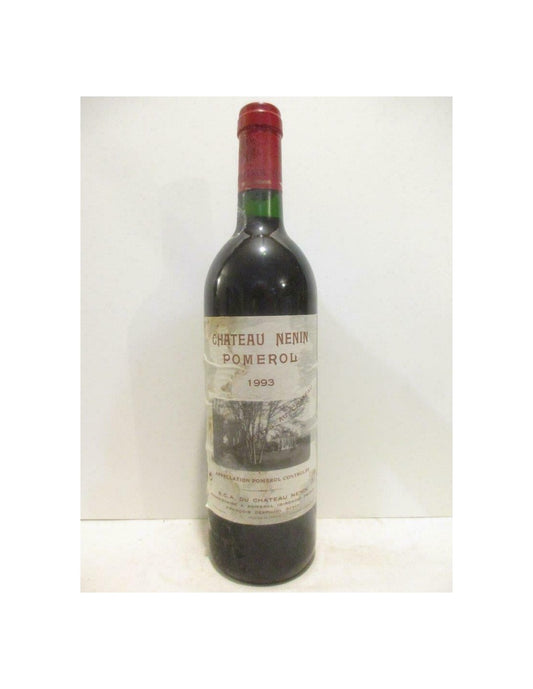 1993 - pomerol - château nenin - rouge - bordeaux - Just Wines 