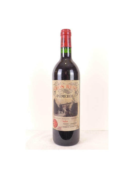 1993 - pomerol - clos rené - rouge - bordeaux - Just Wines 