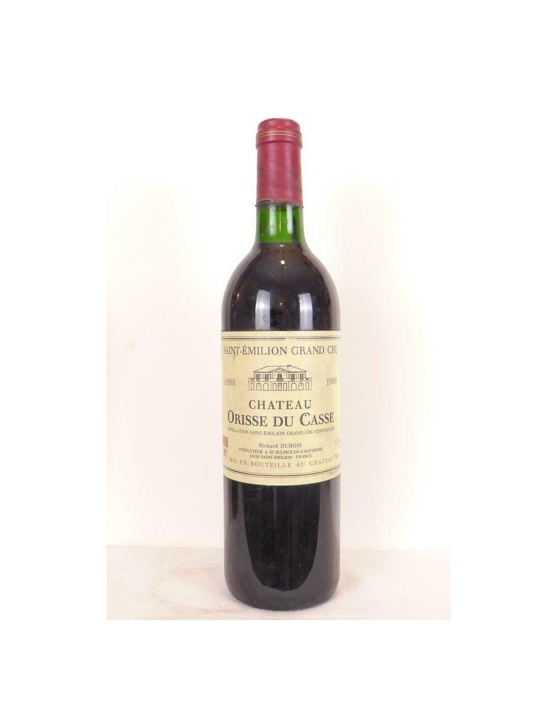 1993 - saint-émilion - château orisse du casse grand cru - rouge - bordeaux - Just Wines 