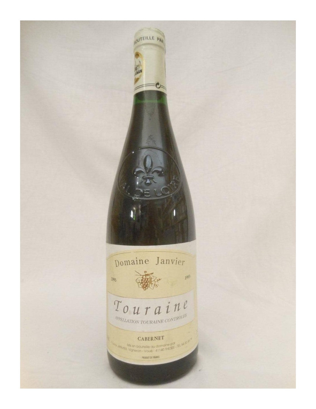 1993 - touraine - domaine janvier - rouge - loire - touraine - Just Wines 