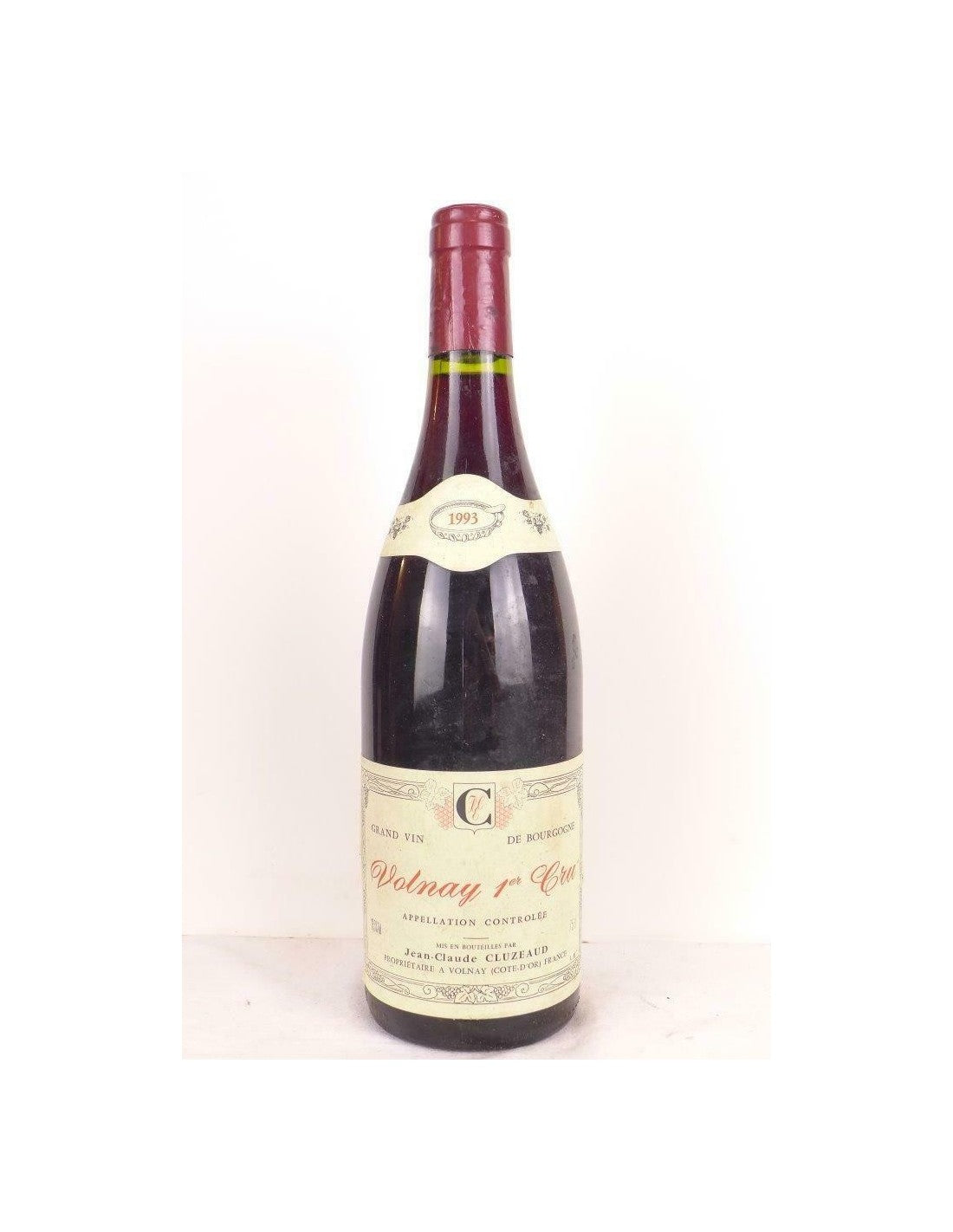 1993 - volnay - jean-claude cluzeaud premier cru - rouge - bourgogne - Just Wines 