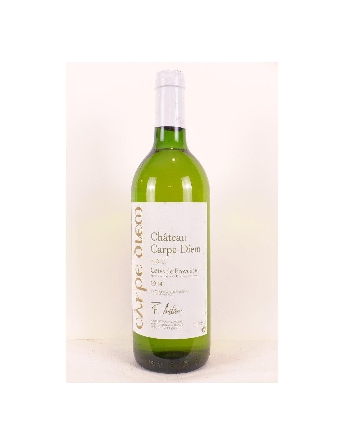 1994 - côtes de provence - château carpe diem - blanc - provence - Just Wines 