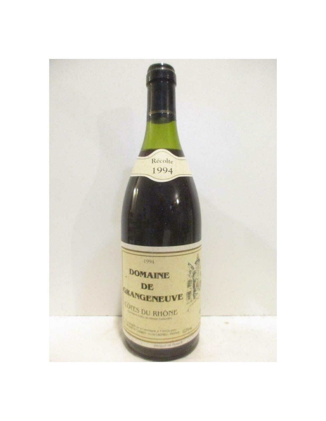 1994 - côtes du rhône - domaine de grangeneuve - rouge - rhône - Just Wines 