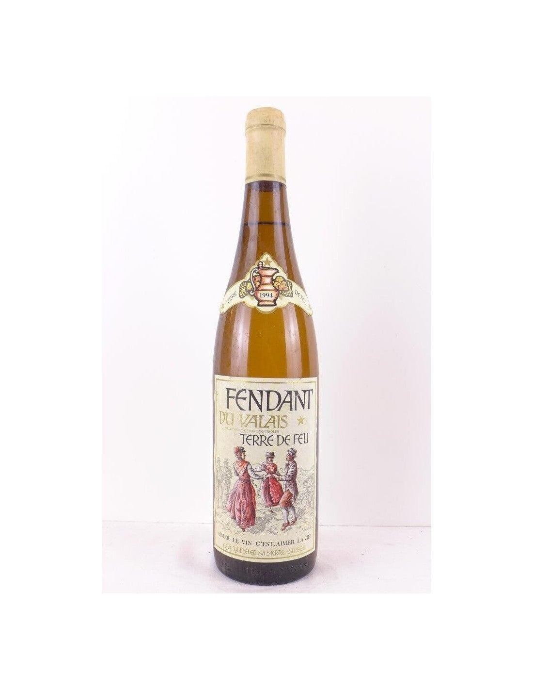 1994 - fendant - terre de feu - blanc - valais Suisse - Just Wines 