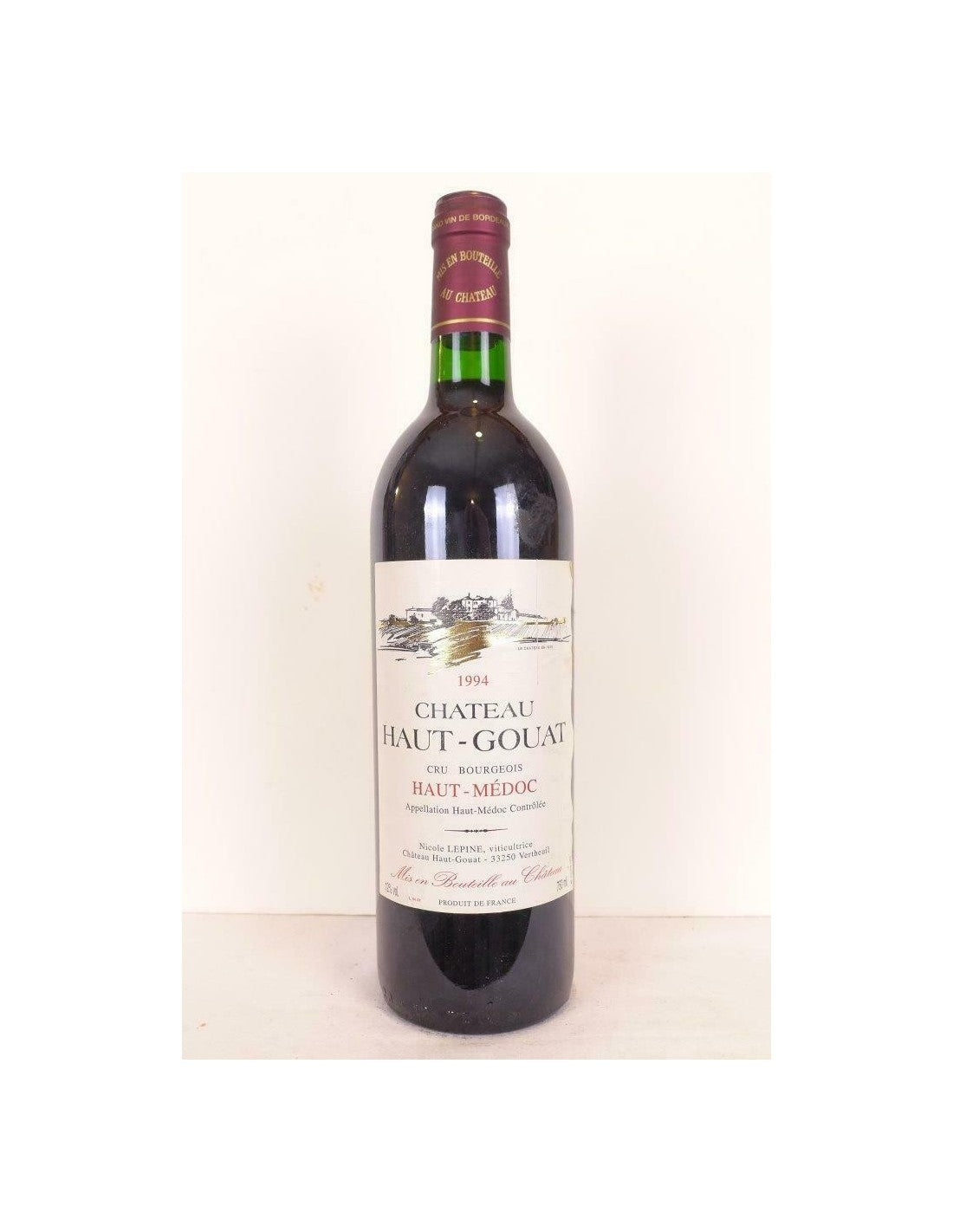 1994 - haut-médoc - château haut-gouat cru bourgeois - rouge - bordeaux - Just Wines 