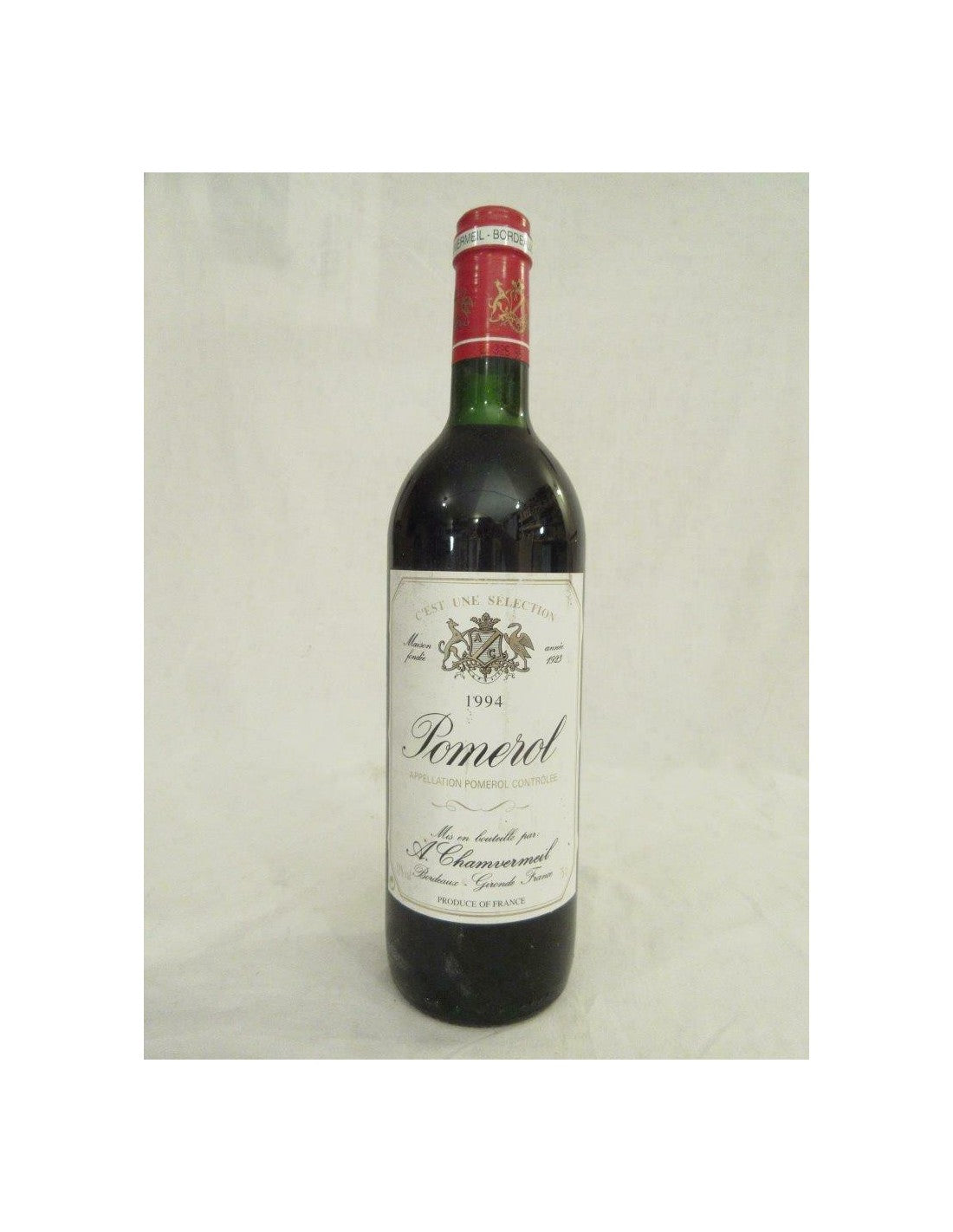 1994 - pomerol - chamvermeil (négoce) - rouge - bordeaux - Just Wines 