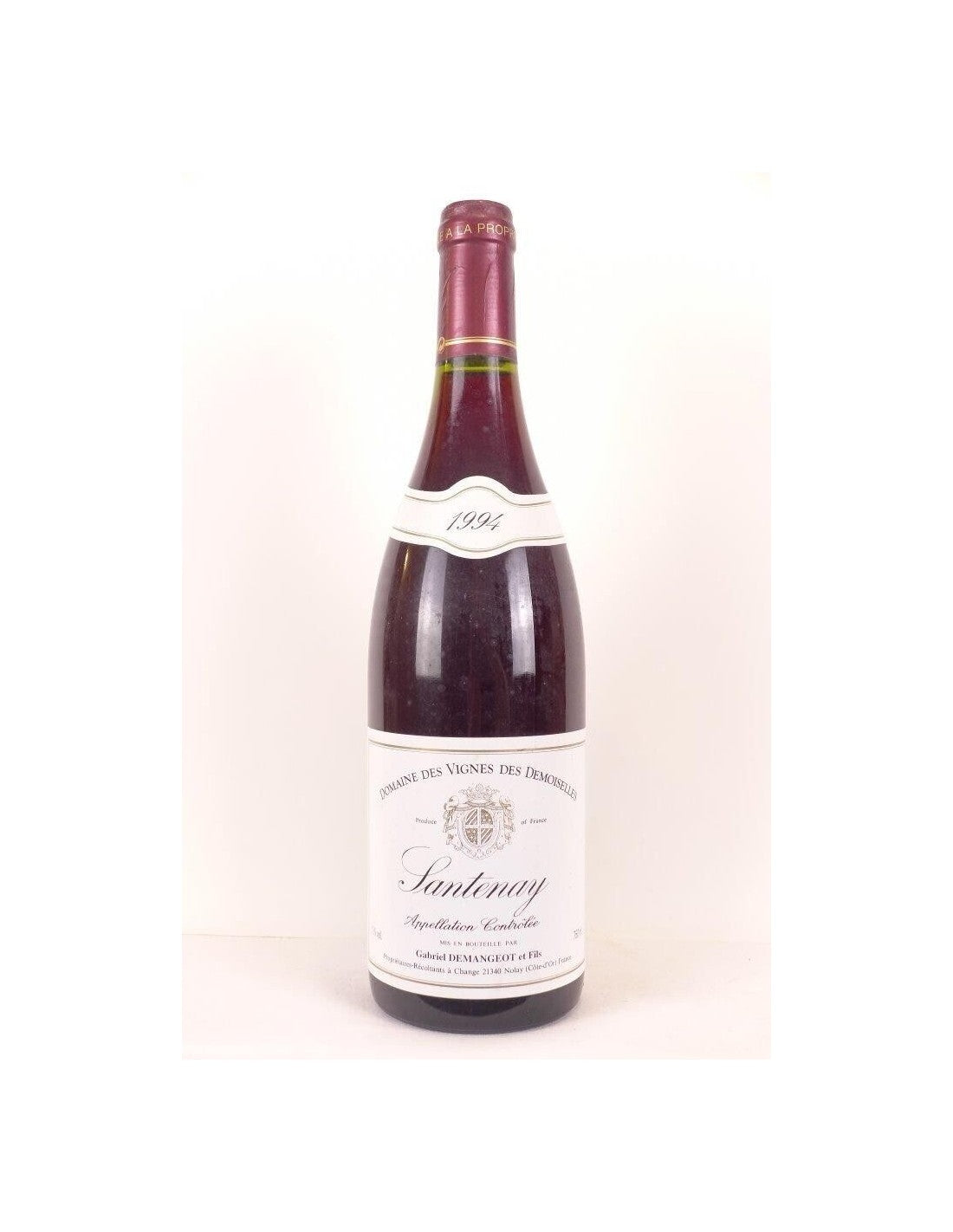 1994 - santenay - gabriel demangeot vignes des demoiselles - rouge - bourgogne - Just Wines 