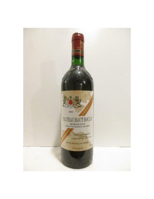 1995 - bordeaux - château haut boulac (étiquette tâchée) - rouge - bordeaux - Just Wines 