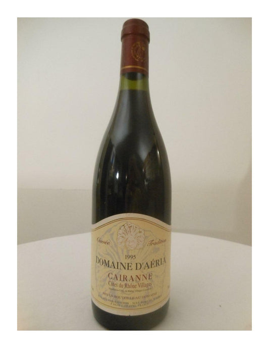 1995 - cairanne - domaine d'aéria - rouge - côtes du rhône france - Just Wines 