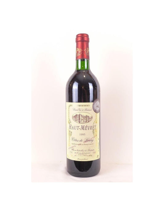 1995 - côtes de bourg - haut-mevret réserve - rouge - bordeaux - Just Wines 