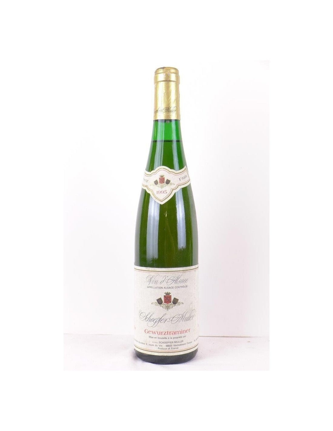 1995 - gewurztraminer - schoepfer-muller - blanc - alsace - Just Wines 