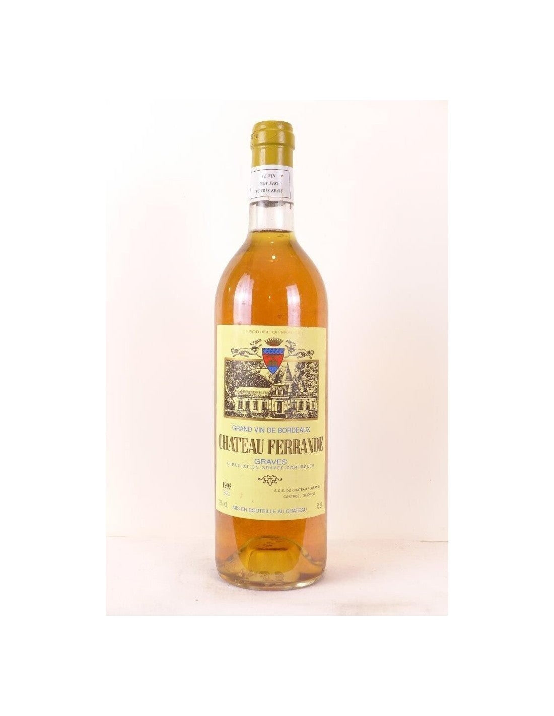 1995 - graves - château ferrande - blanc - bordeaux - Just Wines 