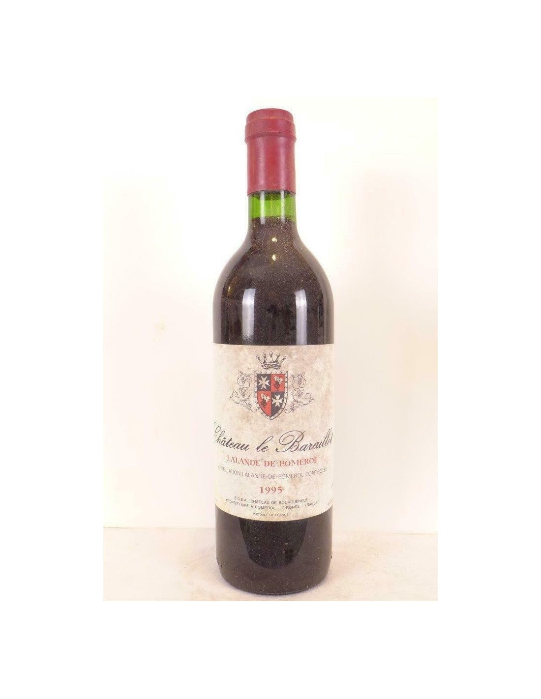 1995 - lalande de pomerol - château le baraillot (étiquette tâchée) - rouge - bordeaux - Just Wines 