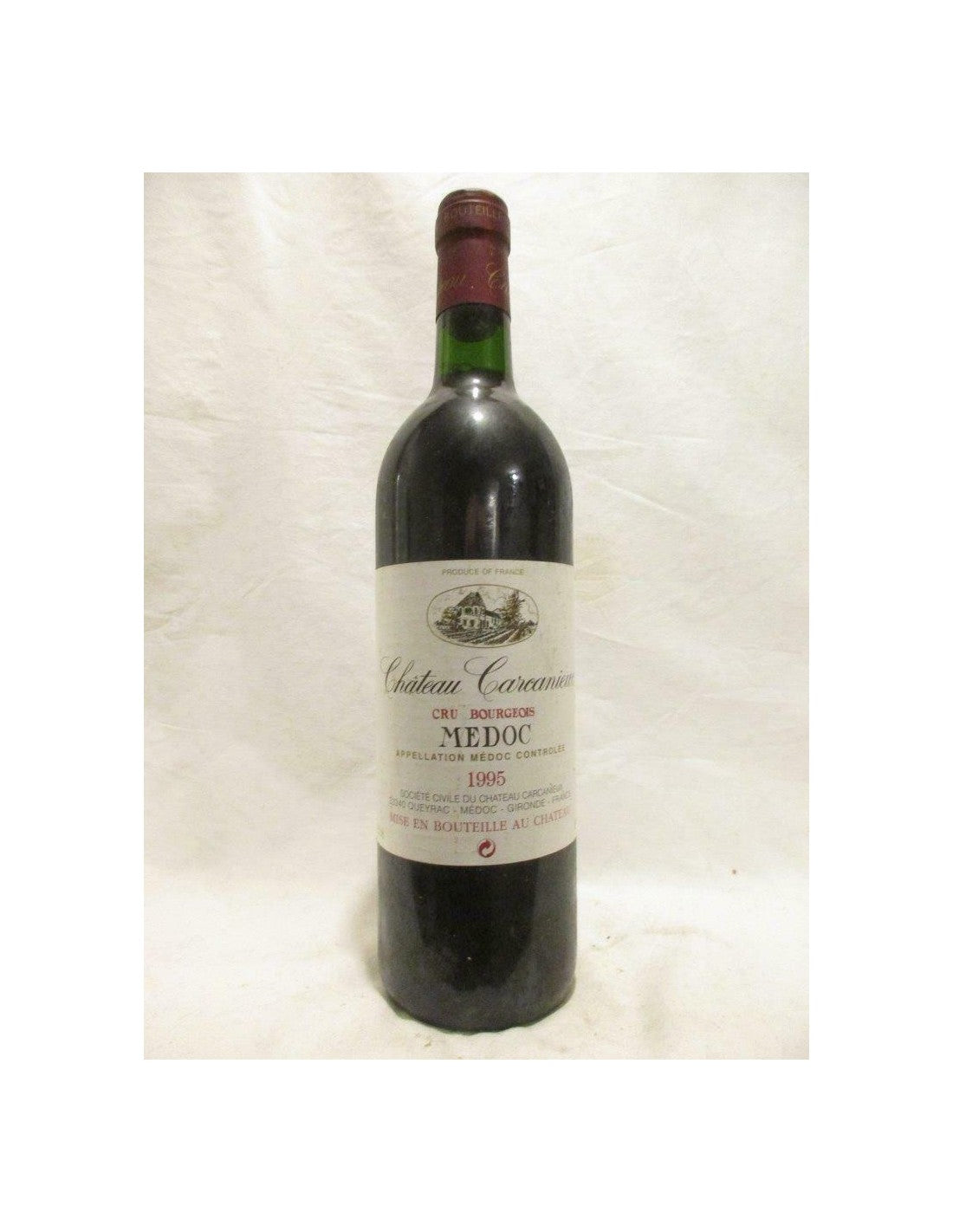 1995 - médoc - château carcanieux cru bourgeois - rouge - bordeaux - Just Wines 