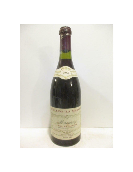 1995 - mercurey - domaine la marche clos la marche - rouge - bourgogne - Just Wines 