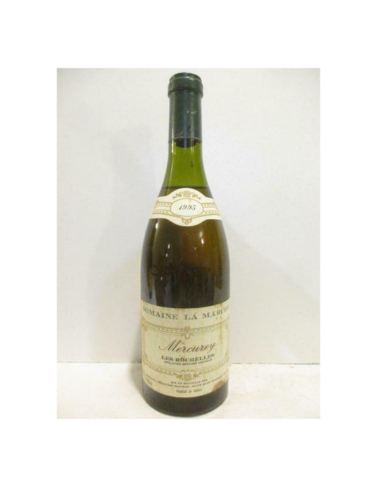 1995 - mercurey - louis max domaine de la marche les rochelles - blanc - bourgogne - Just Wines 