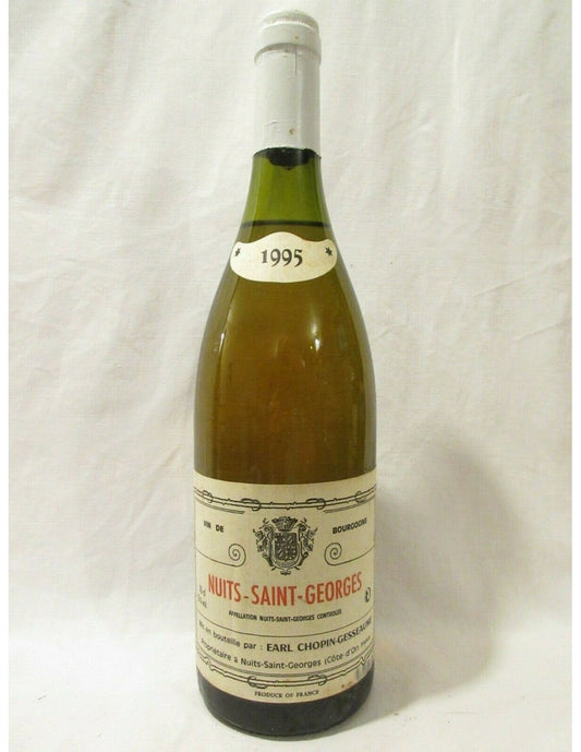 1995 - nuits saint-georges - chopin-gesseaume (rarissime!) - blanc - bourgogne - Just Wines 