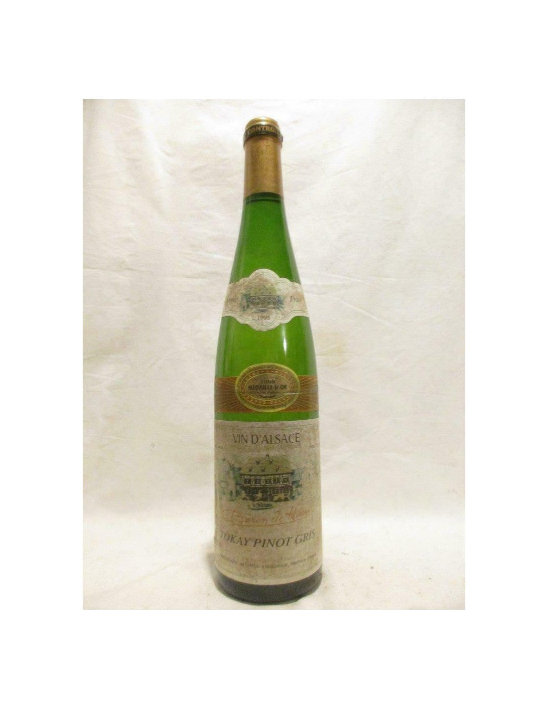 1995 - pinot gris - cave de hoen baron de hoen - blanc - alsace - Just Wines UK 