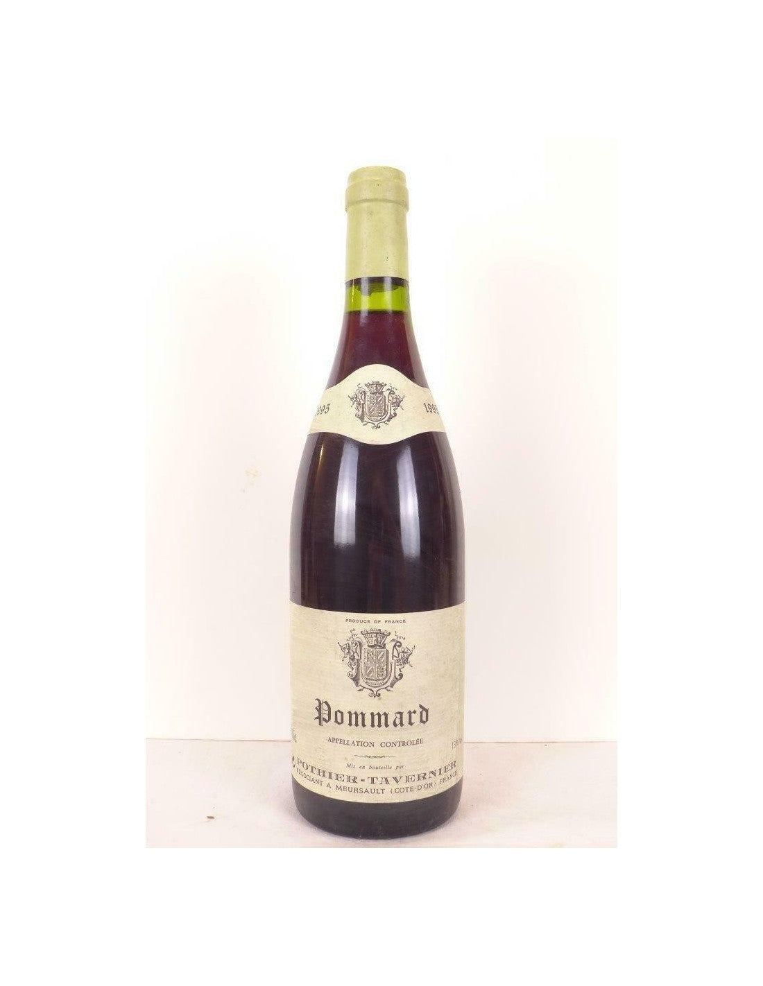 1995 - pommard - pothier-tavernier - rouge - bourgogne - Just Wines 