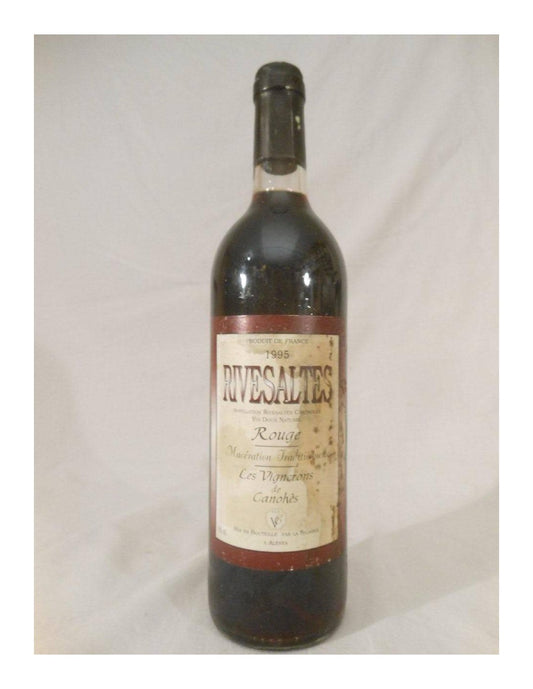 1995 - rivesaltes - les vignerons de canohès étiquette abîmée - VD rouge - roussillon - Just Wines 