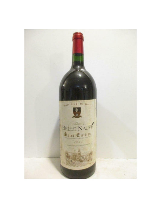 1995 - saint-émilion - château belle nauve (étiquette usée) magnum 150 cl - rouge - bordeaux - Just Wines 