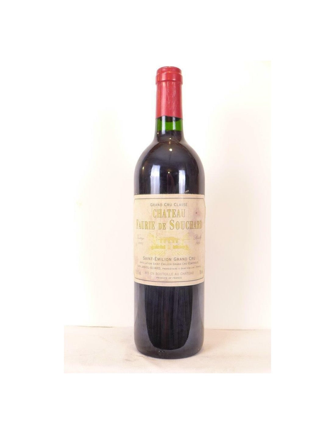 1995 - saint-émilion - château faurie de souchard grand cru classé - rouge - bordeaux - Just Wines 