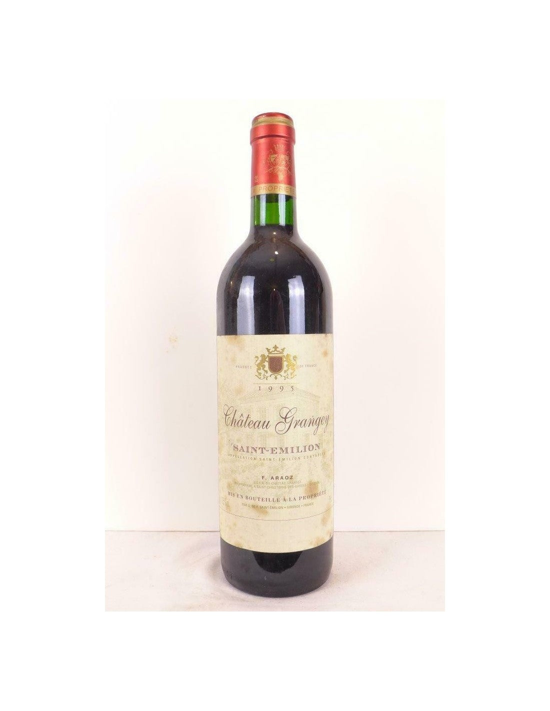 1995 - saint-émilion - château grangey - rouge - bordeaux - Just Wines 