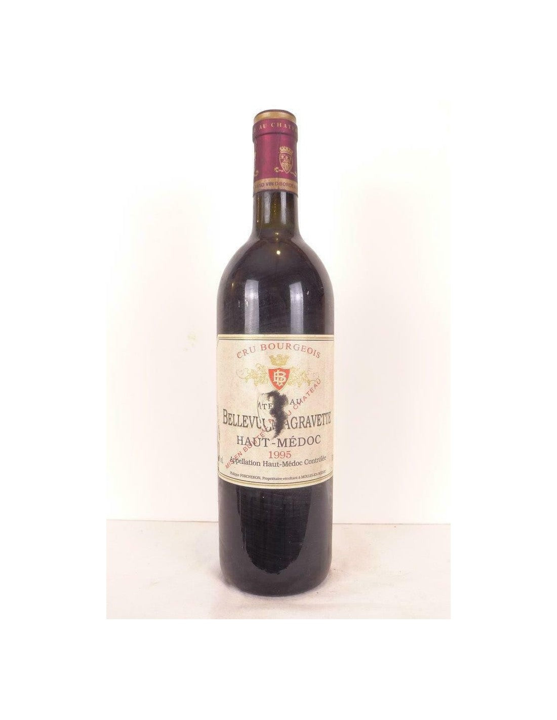 1995 - saint-estèphe - château bellevue lagravette cru bourgeois (étiquette abîmée) - rouge - bordeaux - Just Wines 