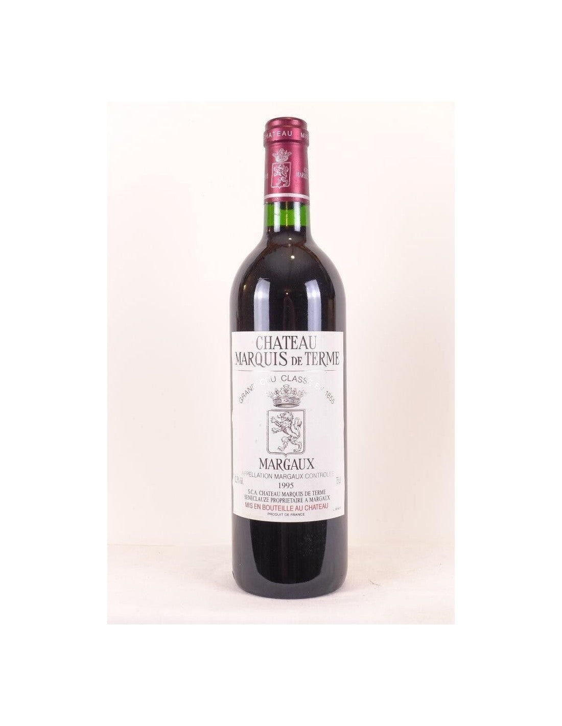 1995 - saint-julien - château marquis de terme grand cru classé - rouge - bordeaux - Just Wines 