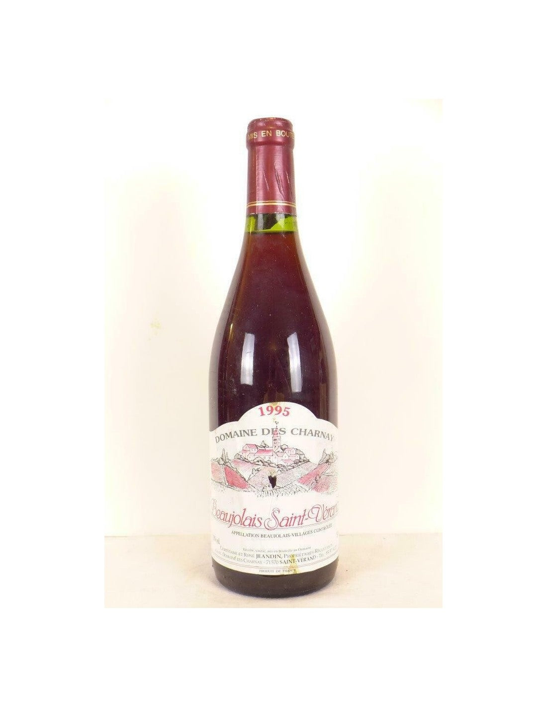 1995 - saint-vérand - domaine des charnay - rouge - beaujolais - Just Wines 