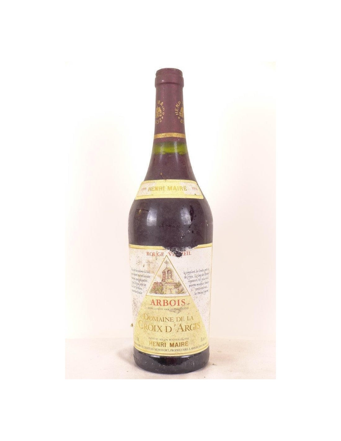 1996 - arbois - henri maire domaine de la croix d'argis - rouge - jura - Just Wines 