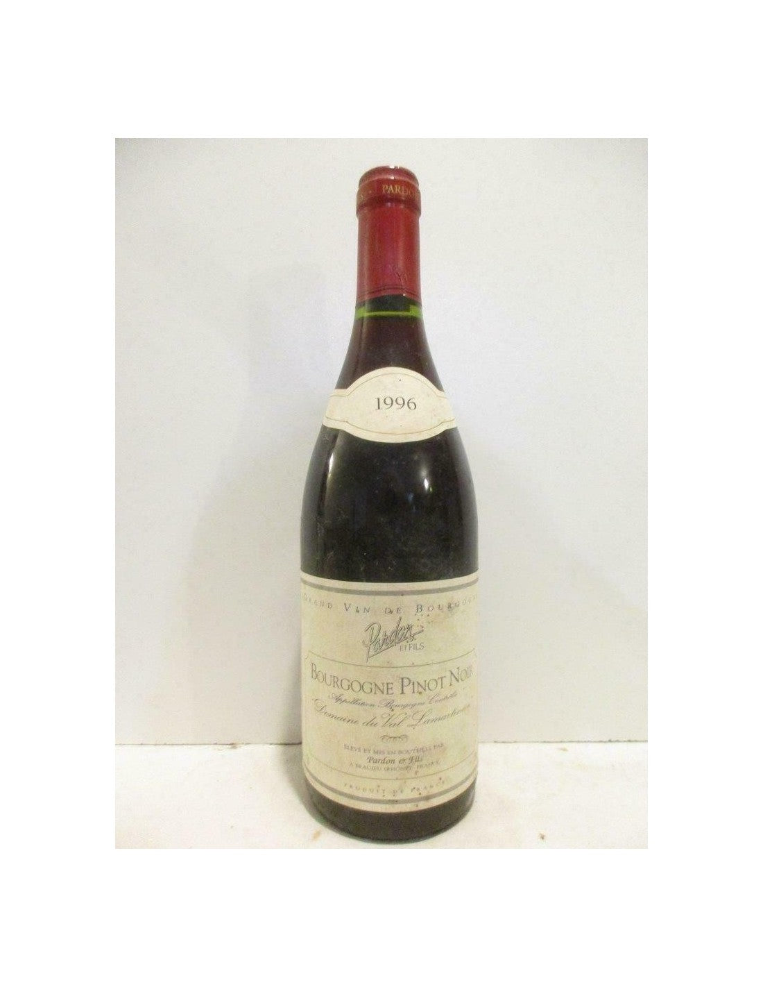 1996 - bourgogne - domaine du val lamartinien - rouge - bourgogne - Just Wines 