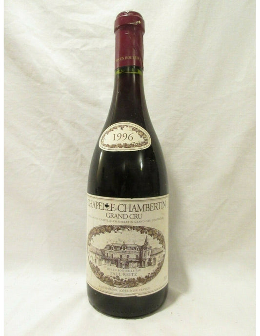 1996 - chapelle-chambertin - paul reitz grand cru - rouge - bourgogne - Just Wines 