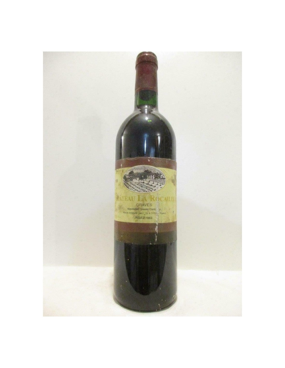 1996 - graves - château la rocaille - rouge - bordeaux - Just Wines 