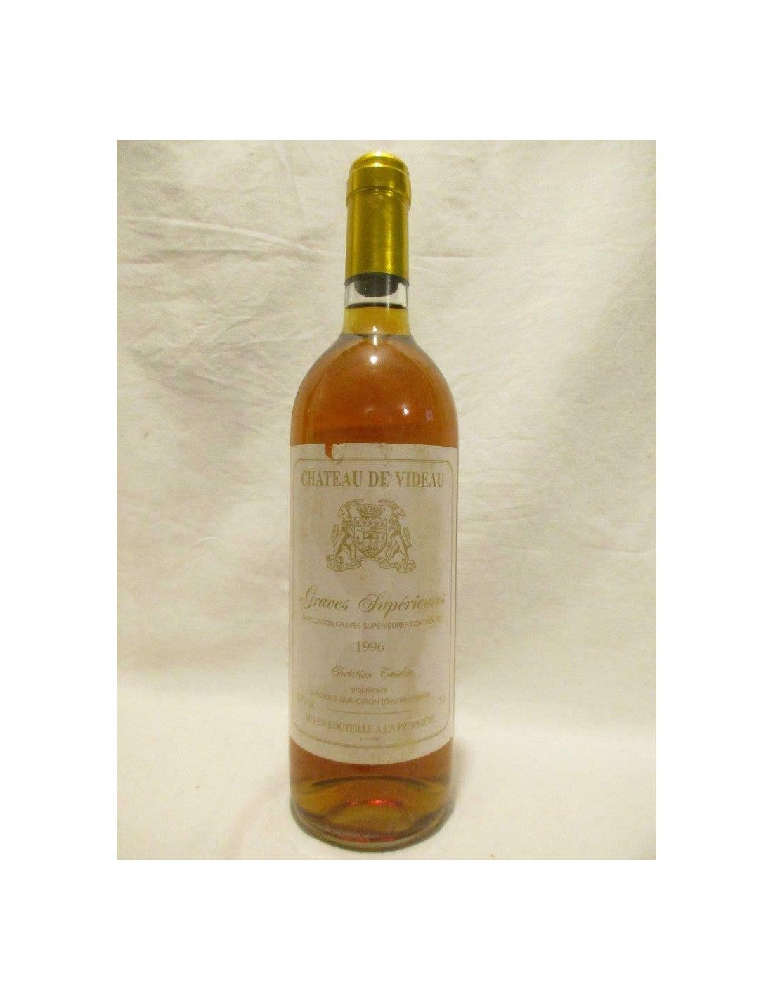 1996 - graves supérieures - château de videau - liquoreux - bordeaux - Just Wines 