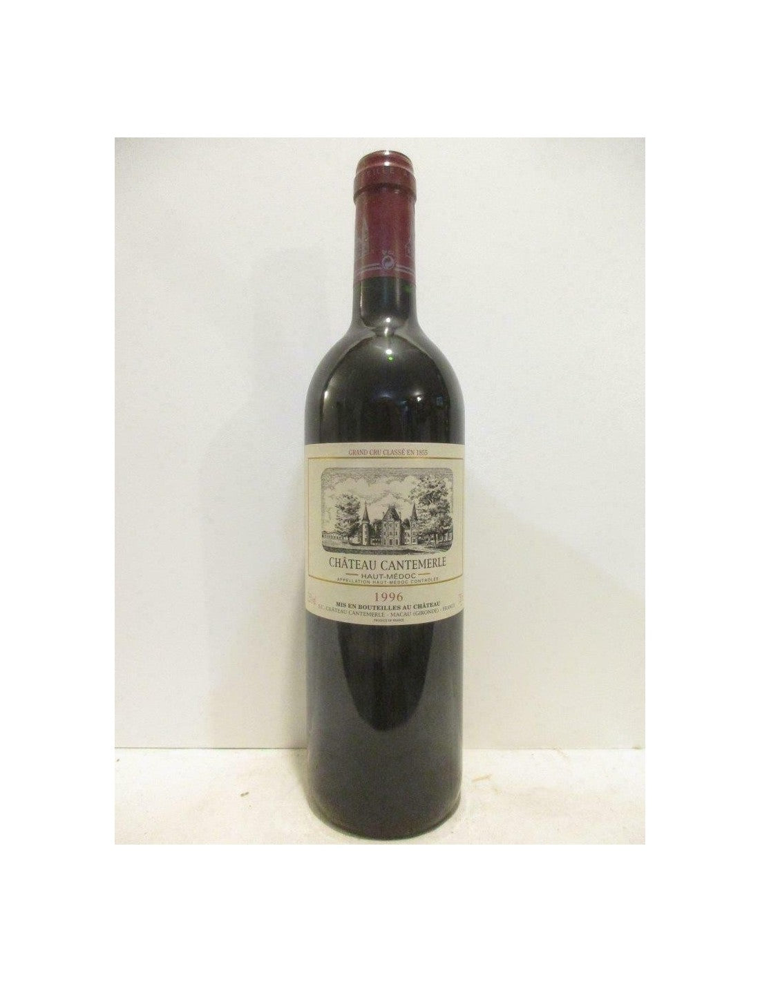 1996 - haut-médoc - château cantemerle grand cru classé - rouge - bordeaux - Just Wines 