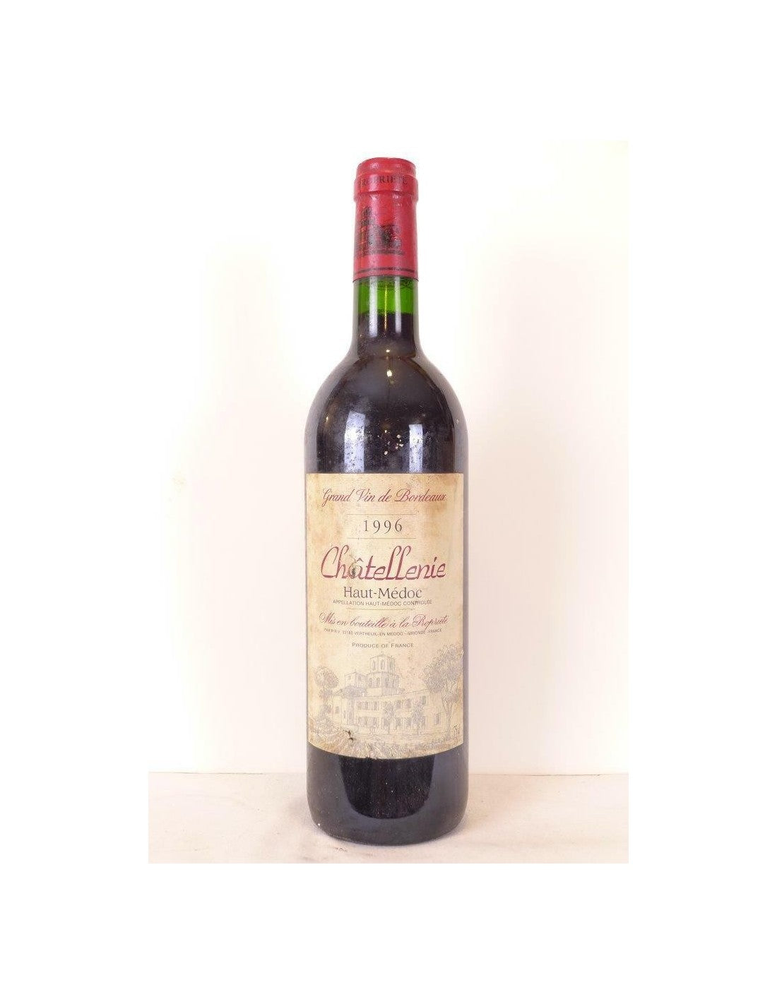 1996 - haut-médoc - châtellerie - rouge - bordeaux - Just Wines 