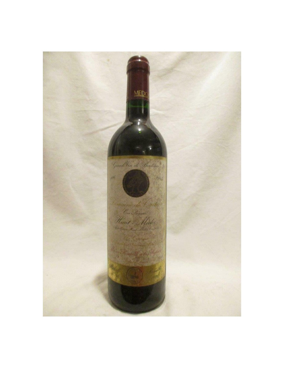 1996 - haut-médoc - domaine de cartignac cru paysan - rouge - bordeaux - Just Wines 