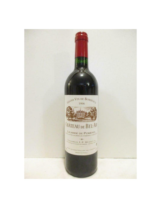 1996 - lalande de pomerol - château de bel-air - rouge - bordeaux - Just Wines 