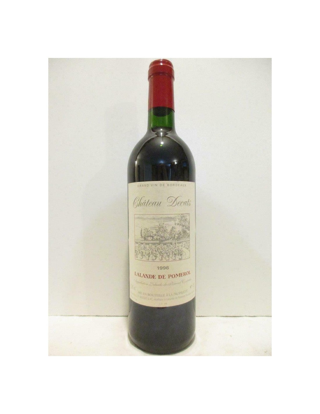 1996 - lalande de pomerol - château decats - rouge - bordeaux - Just Wines 