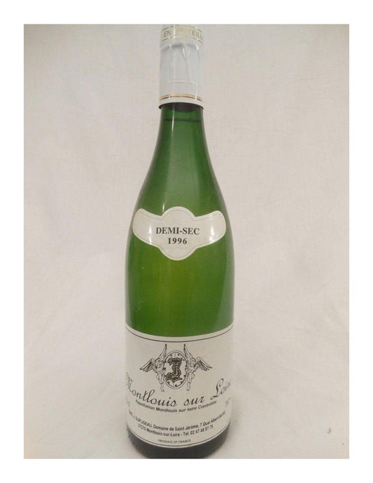 1996 - montlouis - domaine de saint-jérôme - moelleux - loire - touraine - Just Wines 