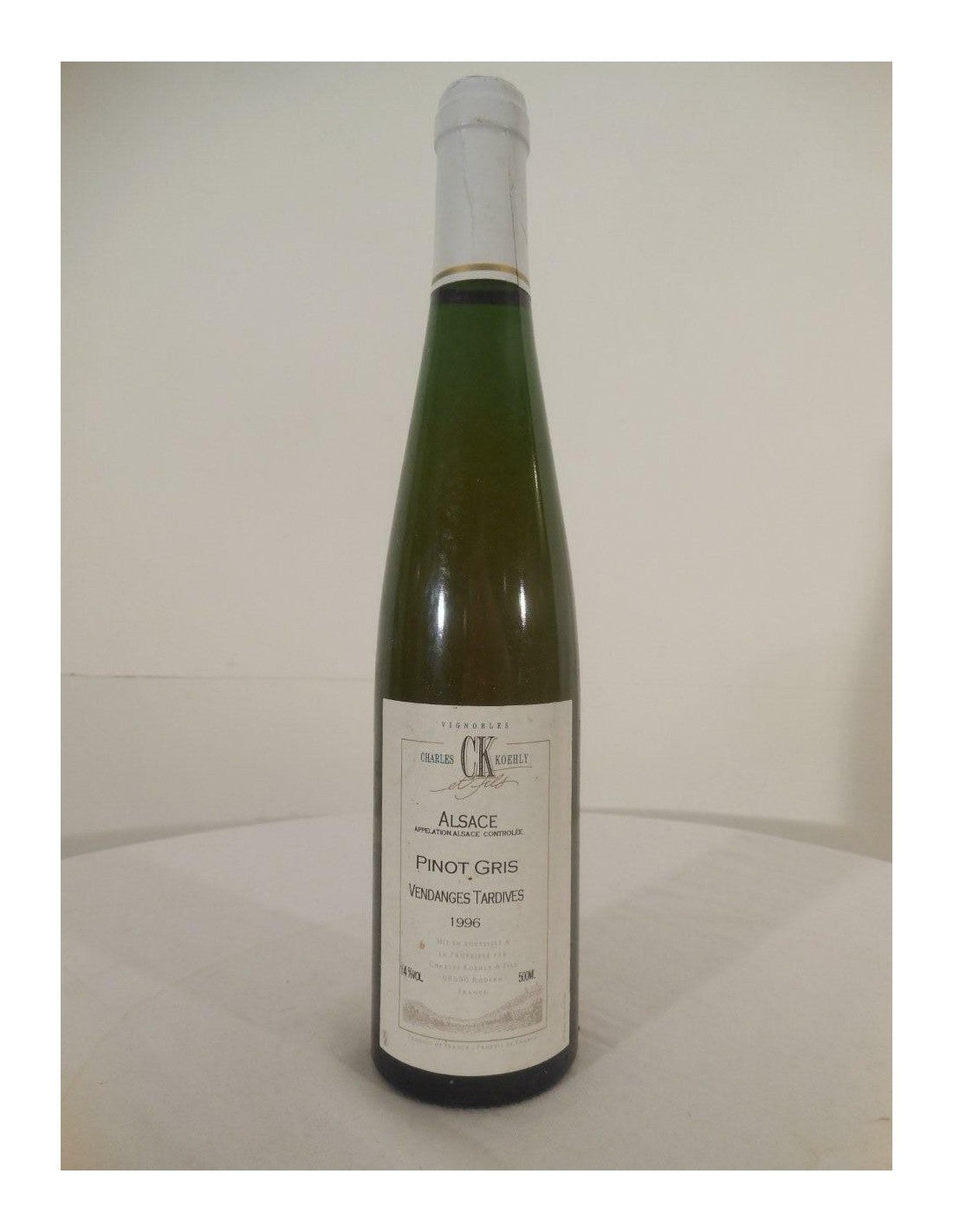 1996 - pinot gris - koehly vendanges tardives 50 cl - liquoreux - alsace france - Just Wines 